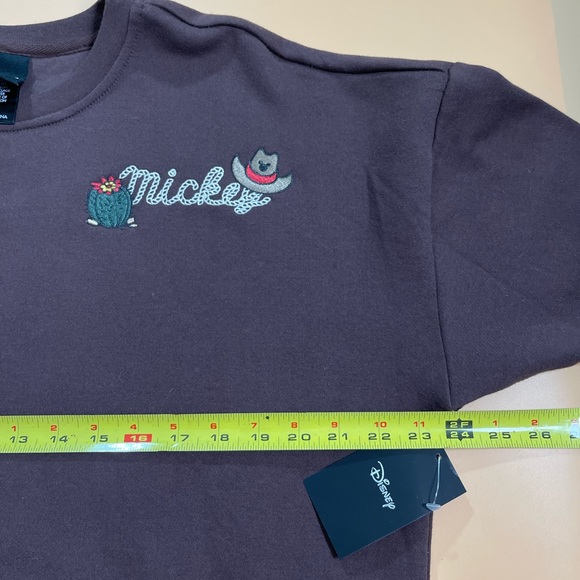 NWT - Disney Unisex Crewneck Embroidered Western Sweater Limited Edition - Picture 7 of 8